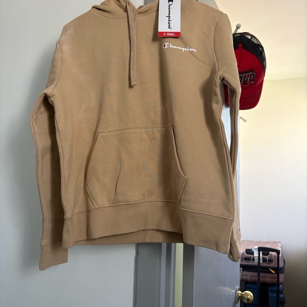 Champion Beige Men's Hoodie